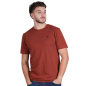 T-shirt basique ruckfield marron foncé
