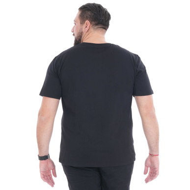 T-shirt Ruckfield Maori Noir Manches Courtes | Rugby Approved Perpignan