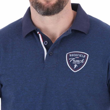 Polo Ruckfield French Rugby Club Bleu Marine | Rugby Approved Perpignan