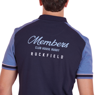 Polo Ruckfield Members Club House Bleu Marine | Rugby Approved Perpignan