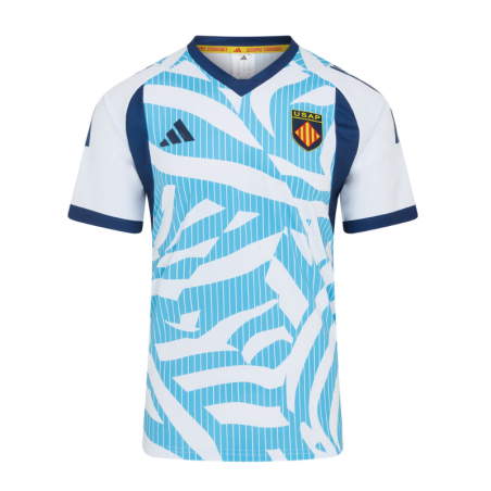 T-shirt Échauffement USAP Officiel 2025/2026 | Rugby Approved Perpignan