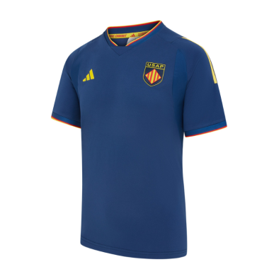 T-shirt Entraînement USAP Perf Tee Bleu Marine | Rugby Approved Perpignan