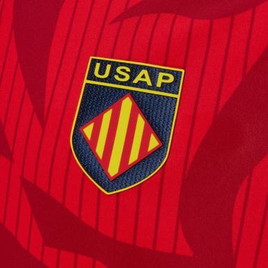 T-shirt Échauffement Extérieur USAP Enfant 2025/2026 | Rugby Approved Perpignan