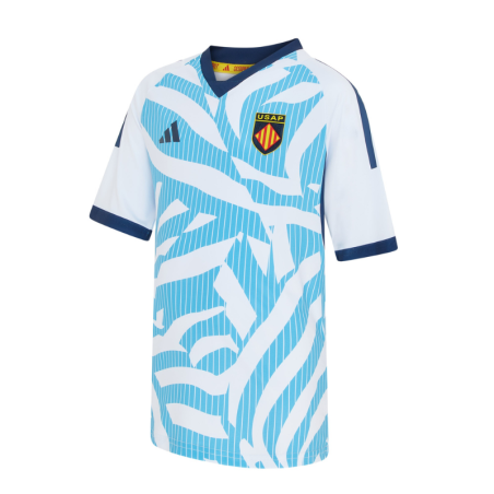 T-shirt d'échauffement USAP domicile enfant 2025-2026