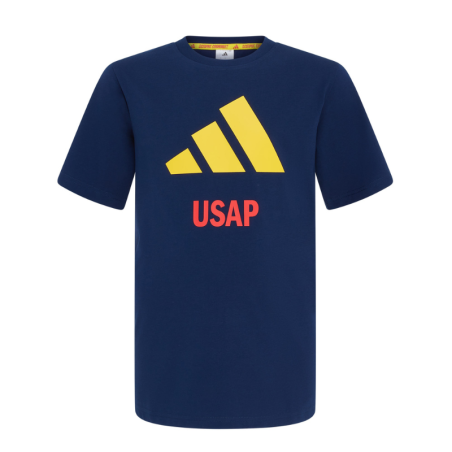 T-shirt ADIDAS USAP Enfant Coton 2025/2026 | Rugby Approved Perpignan