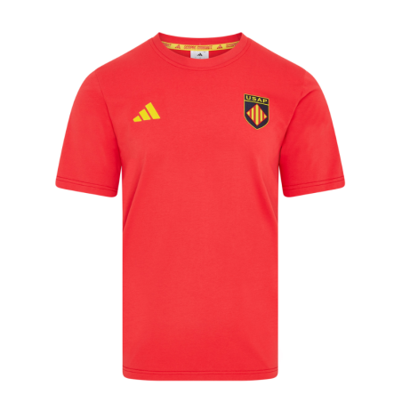 T-shirt Coton USAP Rouge 2025/2026 | Rugby Approved Perpignan