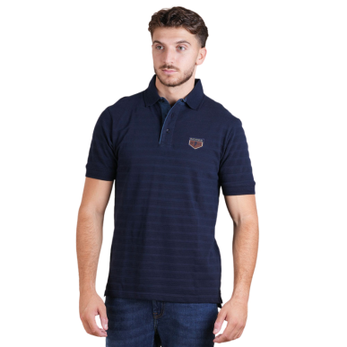Polo manches courtes Ruckfield bleu marine Selected Rugby | Rugby Approved Perpignan