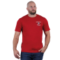 T-shirt rouge à manches courtes Ruckfield French Rugby Club