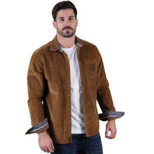 Surchemise velours Ruckfield beige Selected Rugby | Rugby Approved Perpignan