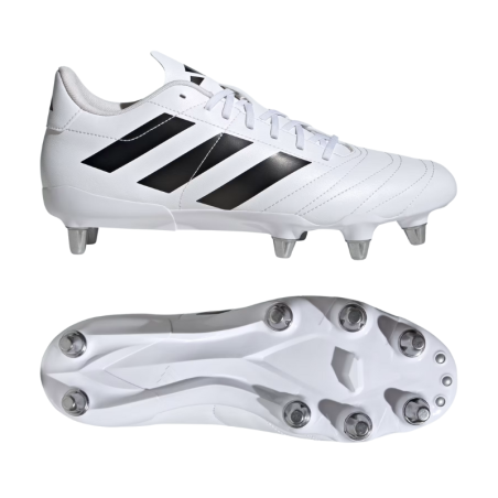Adidas Kakari SG blanche crampons fer rugby | Rugby Approved Perpignan