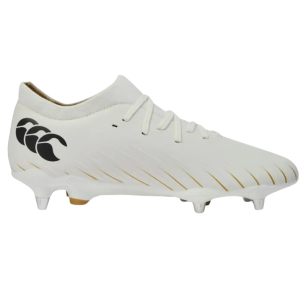 Canterbury Speed Falcon Pro SG blanche hybride | Rugby Approved Perpignan