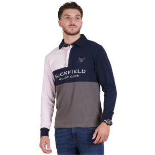 Polo Multicolore Manches Longues Ruckfield Le Club | Rugby Approved Perpignan