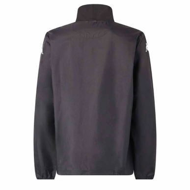 Coupe-vent Burner Kappa noir enfant | Rugby Approved Perpignan