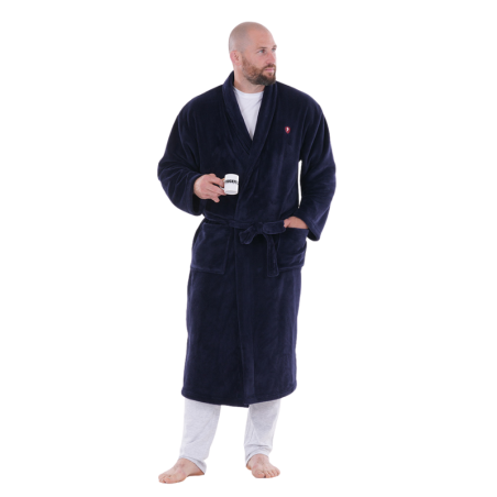 Peignoir polaire Ruckfield Bleu Marine | Rugby Approved Perpignan