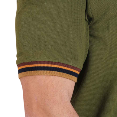 Polo Ruckfield Kaki manches courtes | Rugby Approved Perpignan