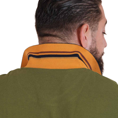 Polo Ruckfield Kaki manches courtes | Rugby Approved Perpignan