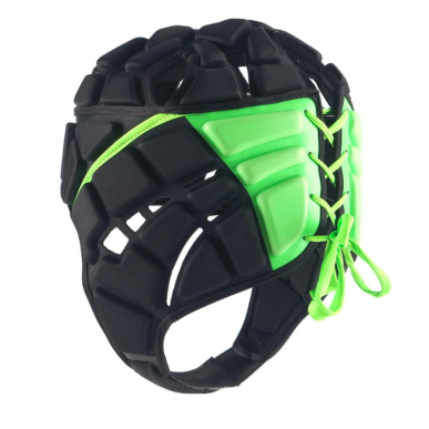 Casque Rugby Gilbert Fusion noir protection et confort | Rugby Approved Perpignan