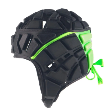 Casque Rugby Gilbert Fusion noir protection et confort | Rugby Approved Perpignan