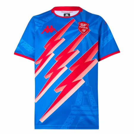 Maillot Stade français Extérieur Bleu 2026 Enfant | Rugby Approved Perpignan