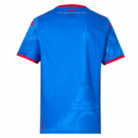 Maillot Stade Français Paris bleu exterieur enf