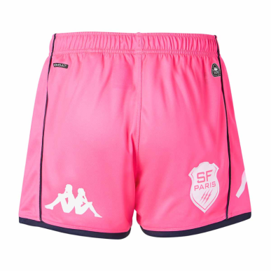 Short Stade Français Rose Domicile 2025/2026 Enfant | Rugby Approved Perpignan