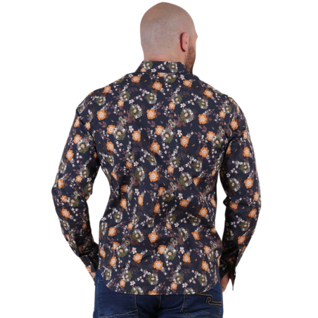 Chemise à manches longues Ruckfield Autumn Rugby Camp bleu marine