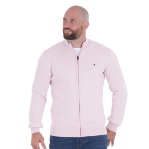 Gilet Zippé Ruckfield Essentiel Rose | Rugby Approved Perpignan