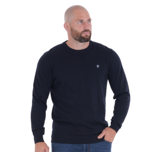 Pull Col Rond Ruckfield Essentiel Bleu Marine | Rugby Approved Perpignan