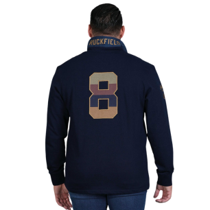Polo marine à manches longues Ruckfield Selected Rugby