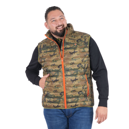 Doudoune Sans Manches Camouflage Ruckfield Army | Rugby Approved Perpignan