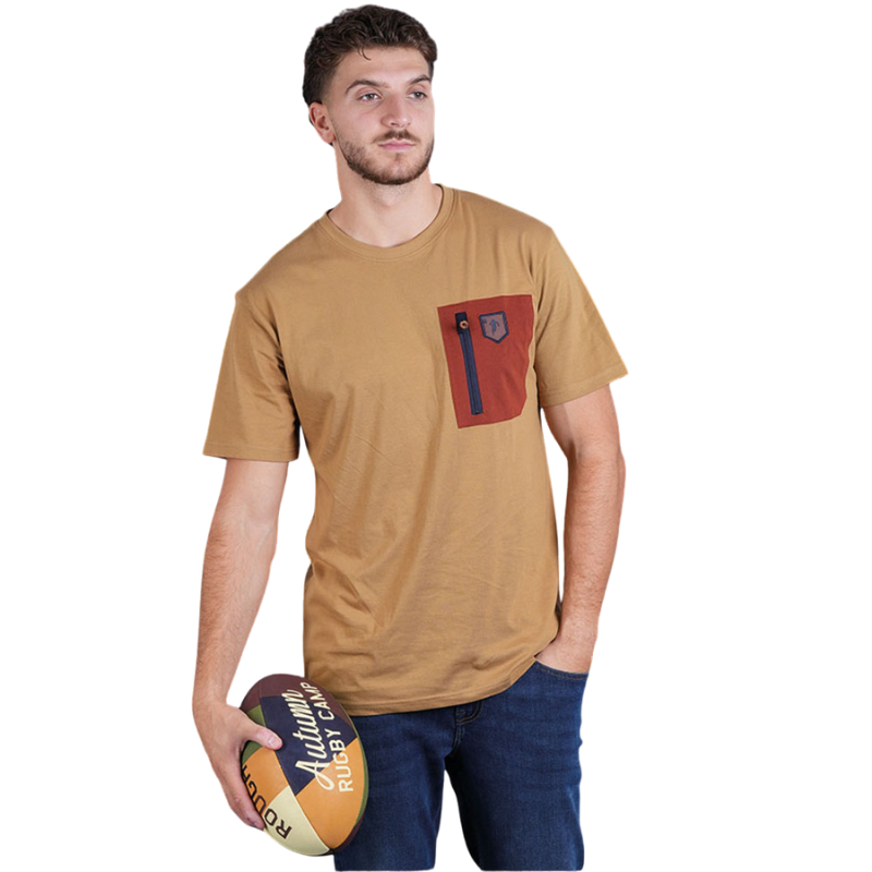 T-shirt beige Ruckfield Autumn Rugby Camp