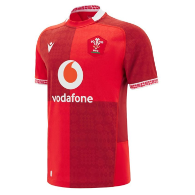 Maillot domicile rugby Pays de Galles rouge officiel | Rugby Approved Perpignan