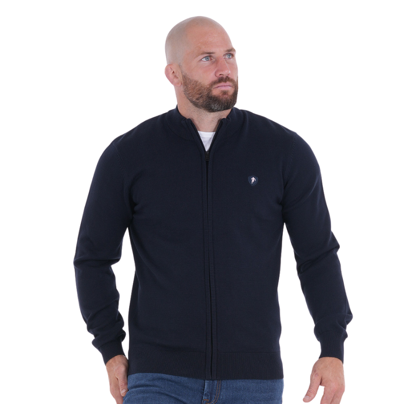 Gilet zippé Ruckfield essentiel bleu marine Gilet zippé Ruckfield essentiel bleu marine