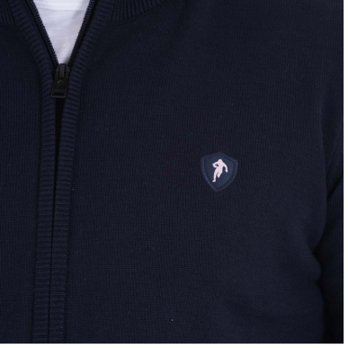 Gilet zippé Ruckfield bleu marine | Rugby Approved Perpignan