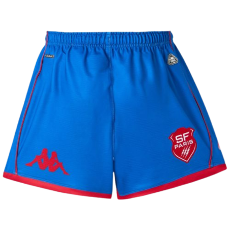 Short enfant Stade Français extérieur bleu | Rugby Approved Perpignan