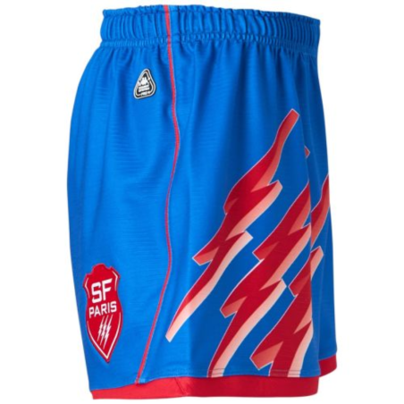 Short Stade Français bleu exterieur enf