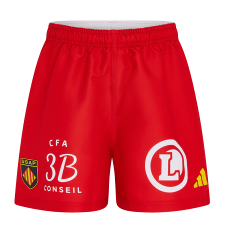 Short enfant USAP extérieur 2025/2026 officiel | Rugby Approved Perpignan