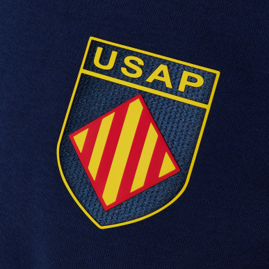 Sweat à Capuche Bleu Marine USAP 2025-2026 | Rugby Approved Perpignan