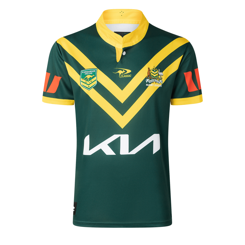 Maillot domicile des Kangourous australiens 2025/26 Maillot domicile des Kangourous australiens 2025/26