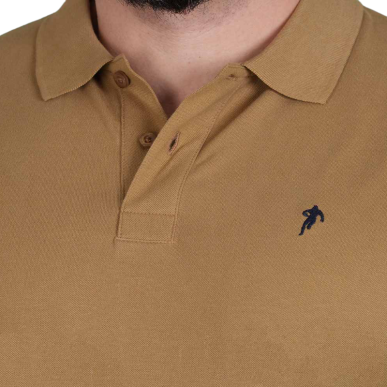 Polo Essentiel Manches Courtes Beige | Rugby Approved Perpignan