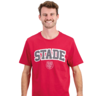 T-shirt Rouge ADIDAS Stade Toulousain Adulte | Rugby Approved Perpignan