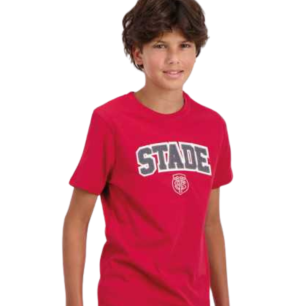 Tee shirt manches courtes enfant Stade toulousain ADI rouge