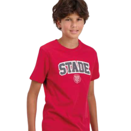 Tee shirt manches courtes enfant Stade toulousain ADI rouge