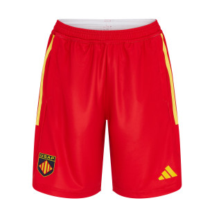 Short Entraînement Enfant USAP Rouge 2025-2026 | Rugby Approved Perpignan