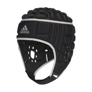 Casque Adidas Rugby Noir/Blanc | Rugby Approved Perpignan
