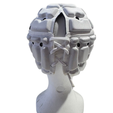 Casque Rugby Impact Gris et Blanc | Rugby Approved Perpignan