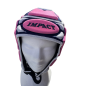 Casque Impact Rose et Blanc Casque Impact Rose et Blanc