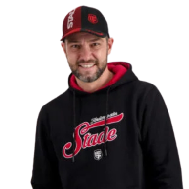 Sweat Adulte Stade Toulousain Noir | Rugby Approved Perpignan