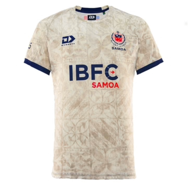 T-shirt d’entraînement Toa Samoa 2025 pour homme – Beige T-shirt d’entraînement Toa Samoa 2025 pour homme – Beige