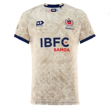 T-shirt entraînement Toa Samoa 2025 Homme Beige | Rugby Approved Perpignan